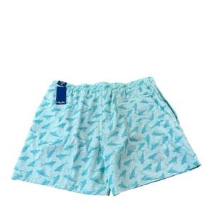 HUK Blue Fish Pursuit Volley Hybrid Short Size 2XL NWT